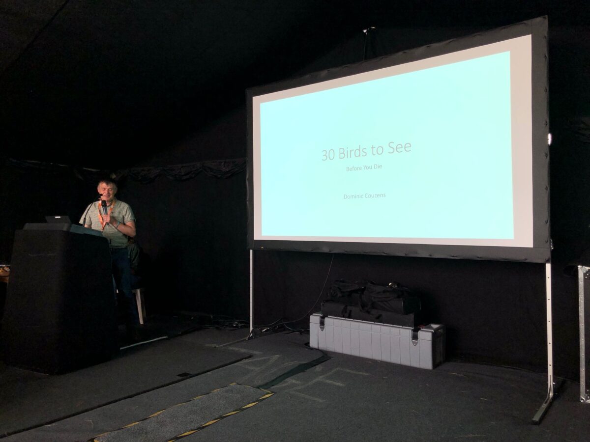 Birdfair lecture by Dominic Couzens