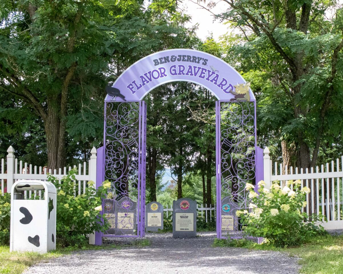 Ben and Jerry's Factory and Flavor Graveyard