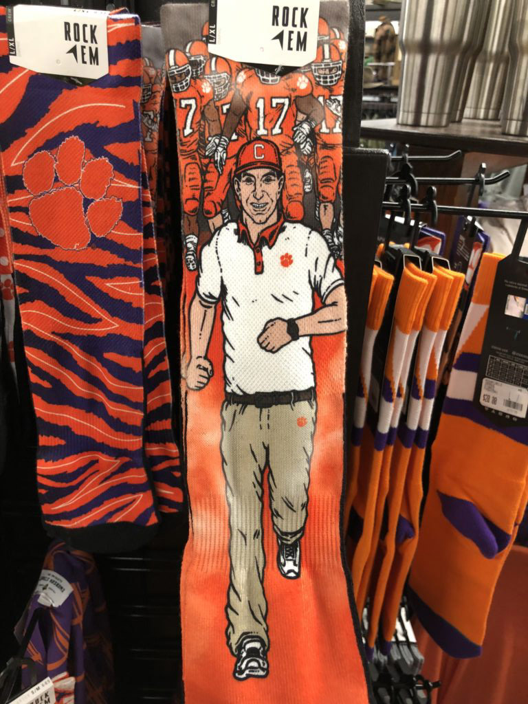 Dabo Sweeney Sock Dabo Sweeney Clemson Socks