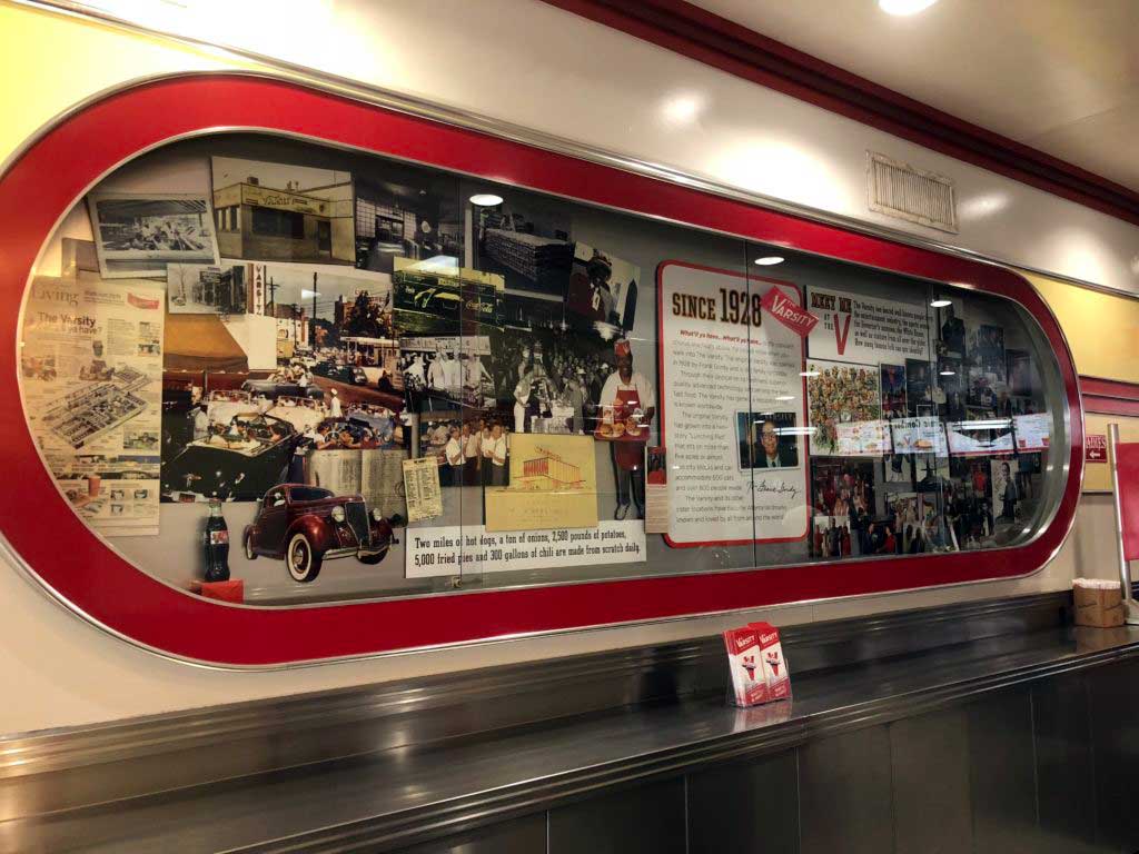 History of The Varsity Display