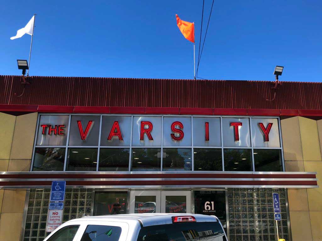 The Varsity restaurant in Atlanta - front entrance