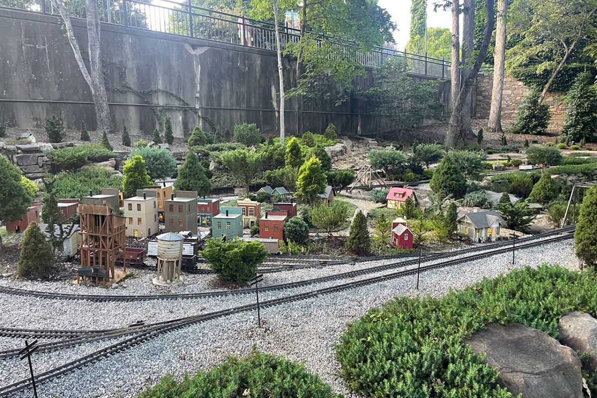 Rocky Cove Railroad Exhibit at the North Carolina Arboretum