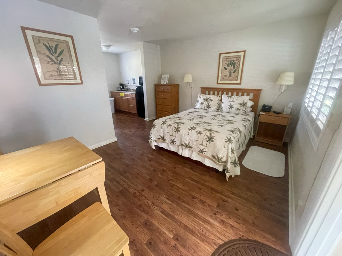 Our room at the Tequesta Palms Inn