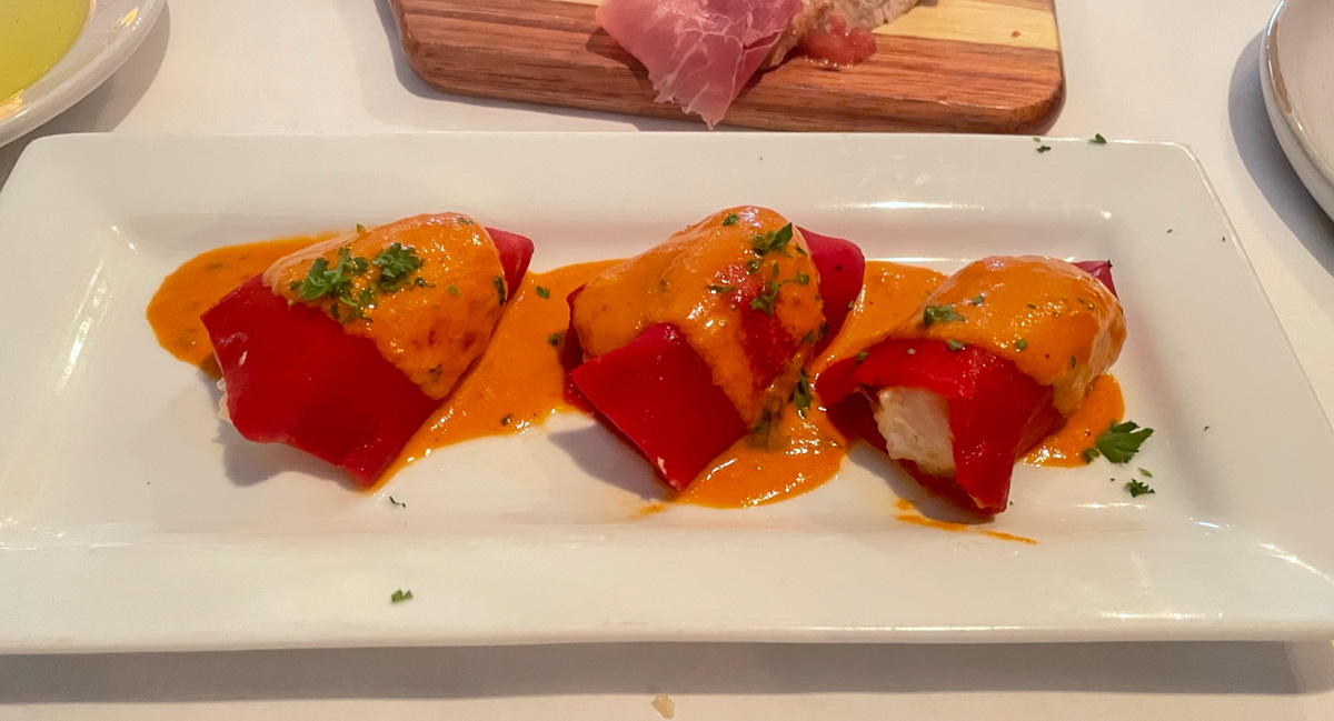 Stuffed Piquillo Peppers at Andalucía Tapas Bar & Restaurant