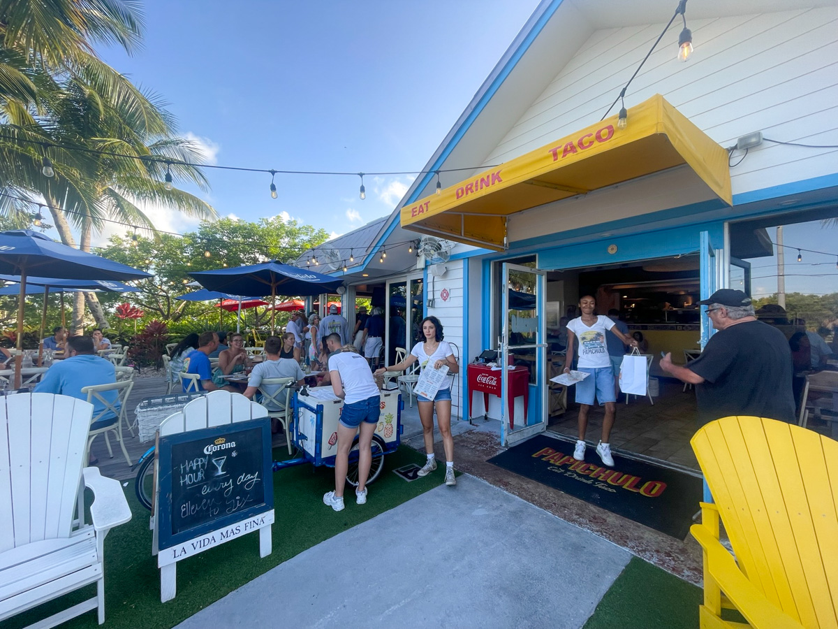 Exterior of PapiChulo Tacos restaurant
