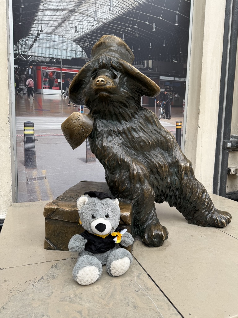 Statue at Paddington Station