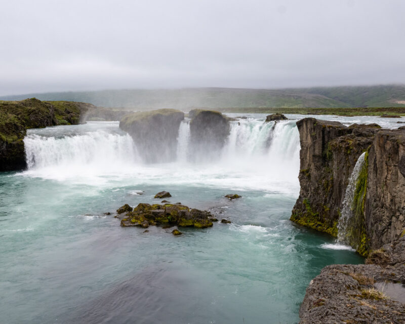 Godafoss Waterfall in northern Iceland