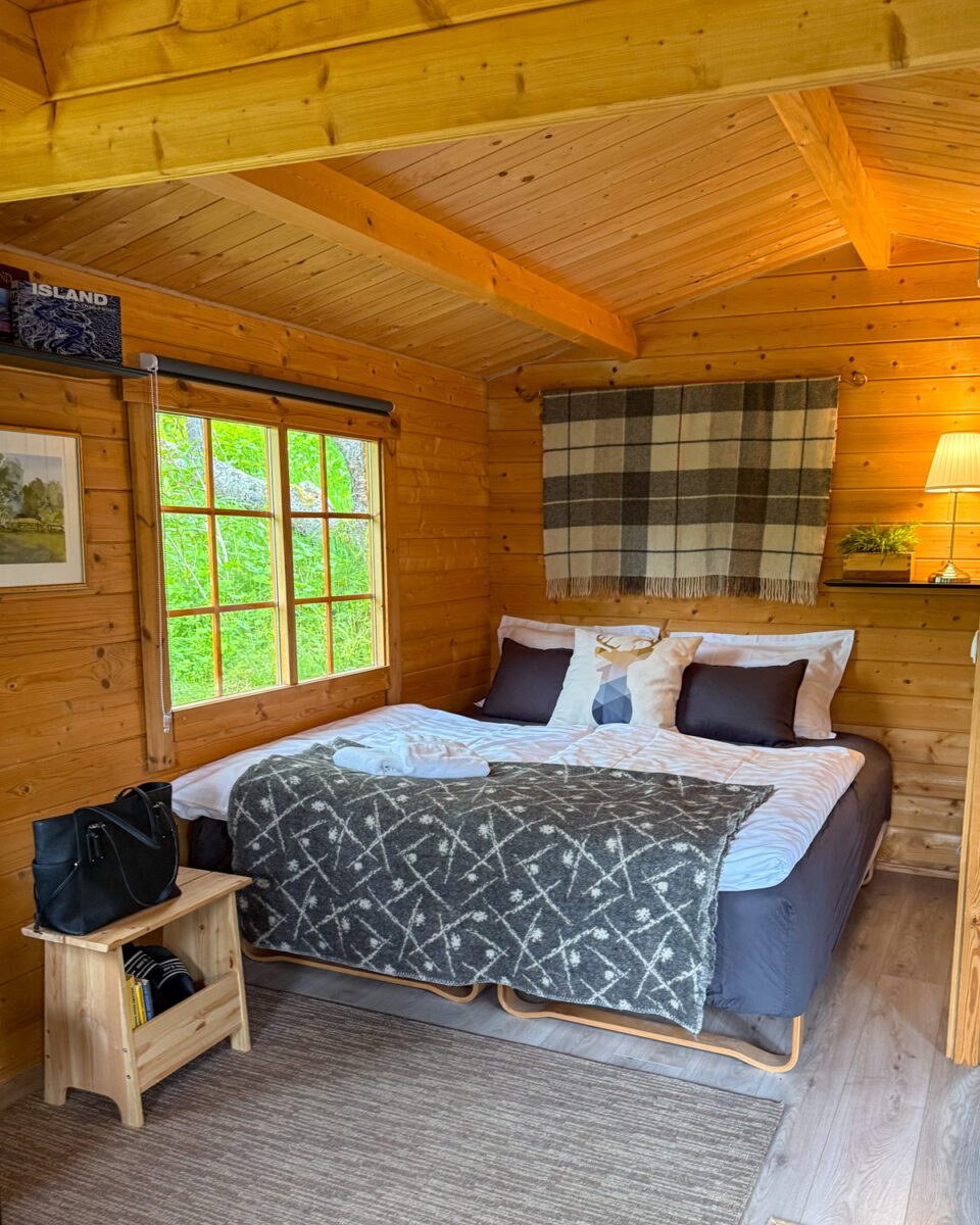 The inside of our cabin at Herring House