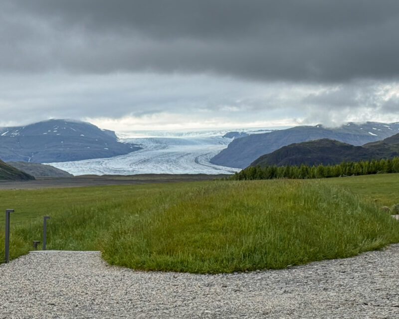 Hoffellsjökull outlet glacier view from Glacier World
