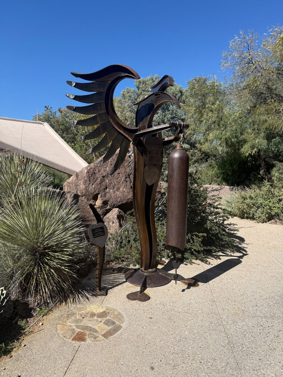 Sculpture at the museum