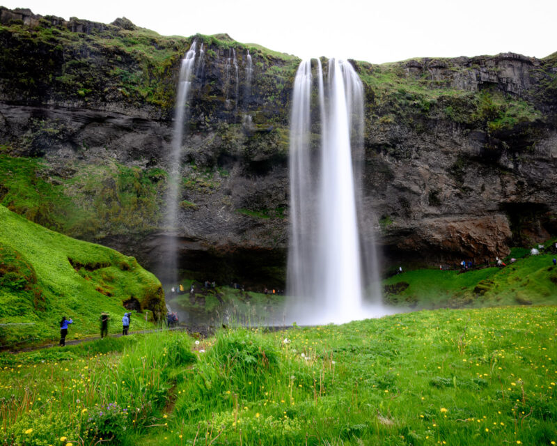 Seljalandsfoss waterfall in Iceland