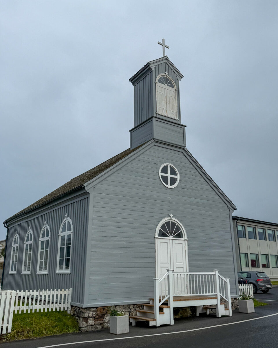 A smaller church in Stykkishólmur