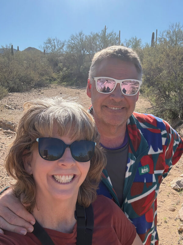 Me and Pete in the Saguaro National Park