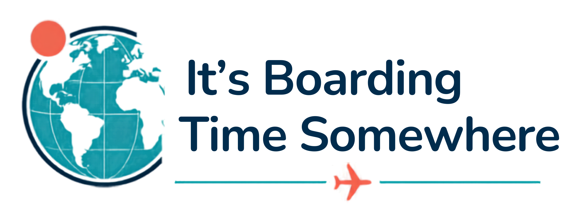 Its Boarding Time Somewhere Logo